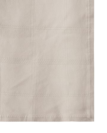 Ruudullinen Jacquard päiväpeitto 160x240 cm - Light beige - Lexington