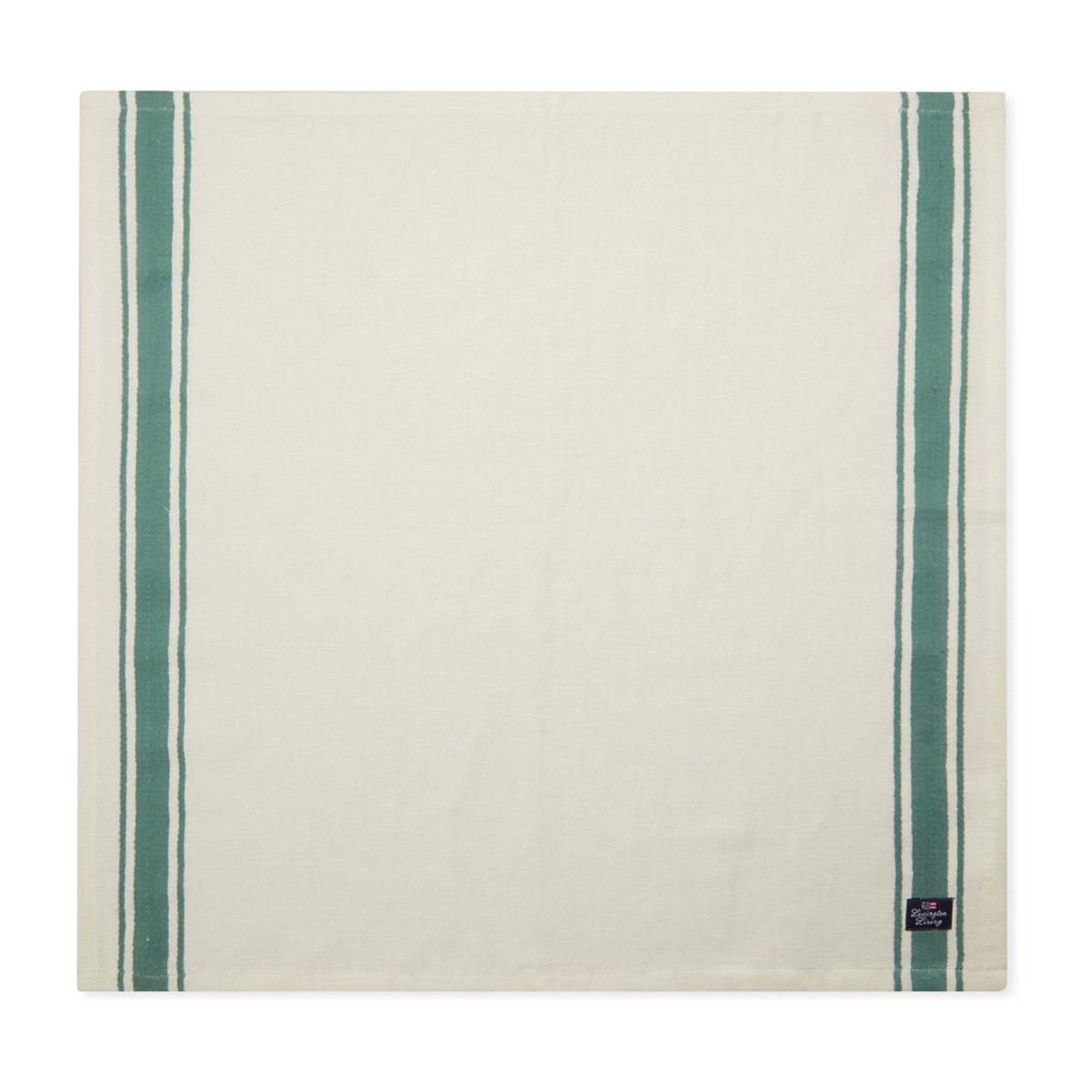 Lexington Side Stripes -kangaslautasliina 50 x 50 cm Vihreä