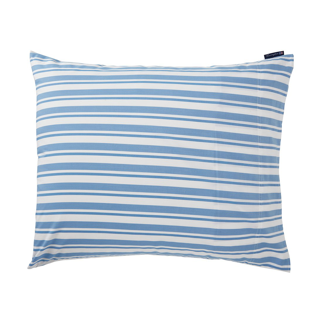 Lexington Striped Cotton Poplin -tyynyliina 50 x 60 cm White-Blue