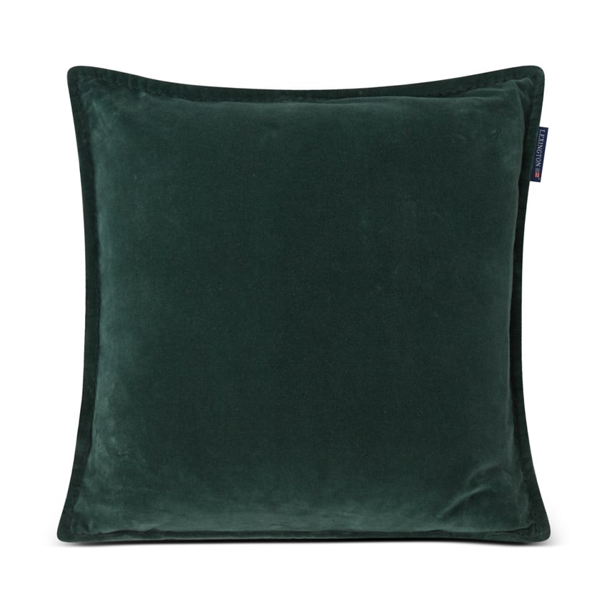 Lexington Velvet tyynynpäällinen reunalla 50 x 50 cm Green