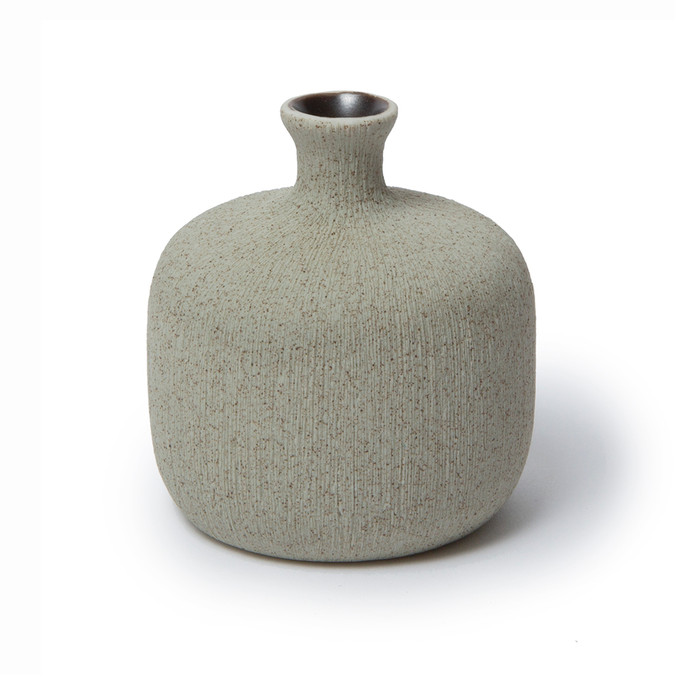 Lindform Bottle vaasi Sand grey small