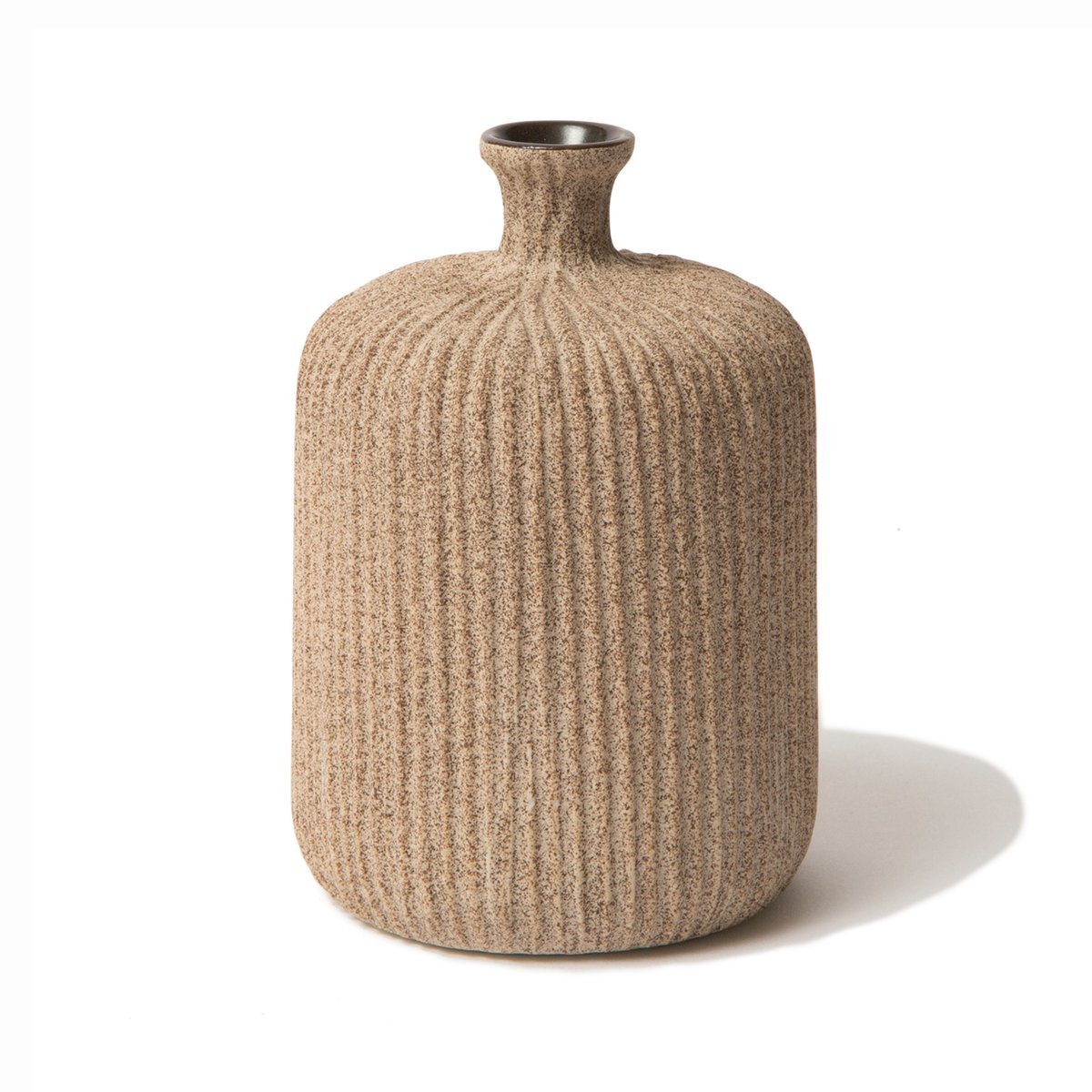 Lindform Bottle vaasi Sand medium stripe medium