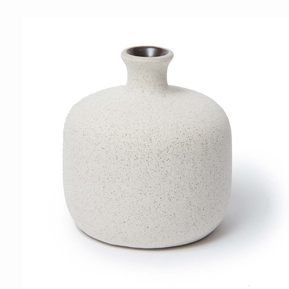 Lindform Bottle vaasi Sand white small