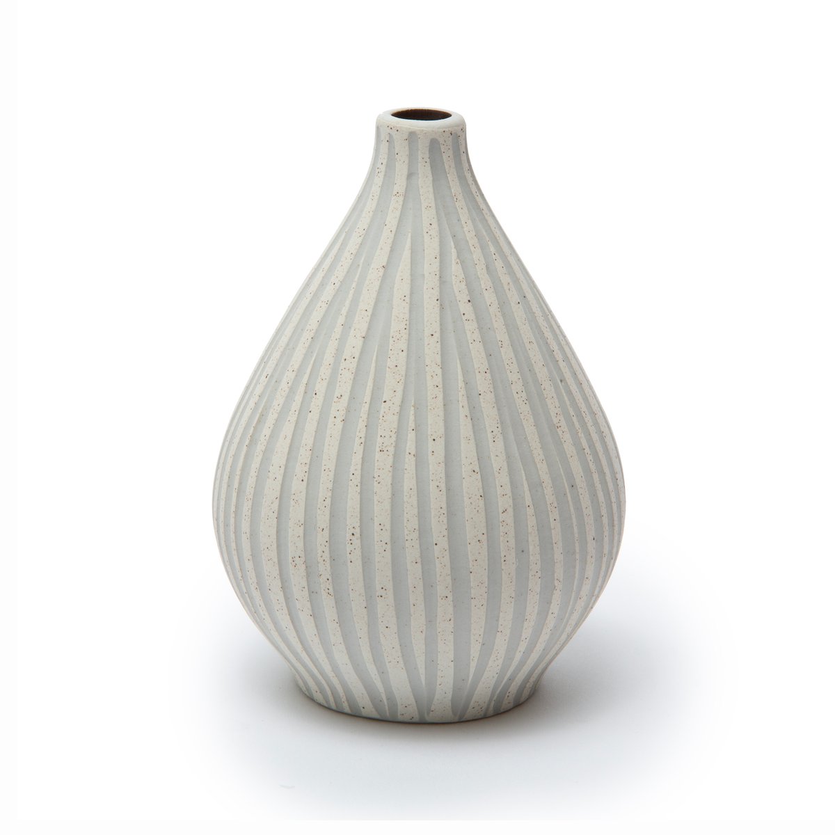 Lindform Kobe vaasi Sand white stone stripe