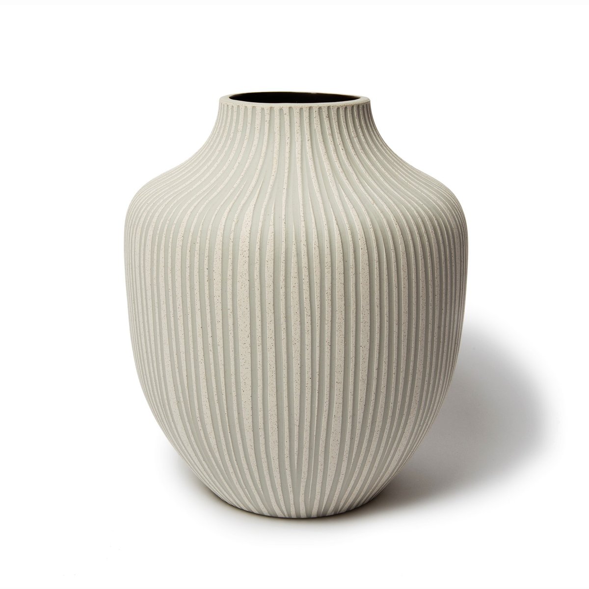 Lindform Kyoto vaasi Sand white stone stripe