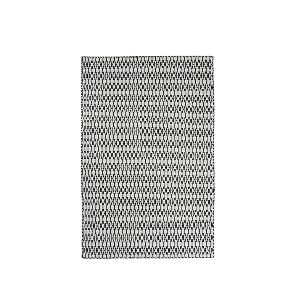 Linie Design Elliot matto White/black 170 x 240 cm