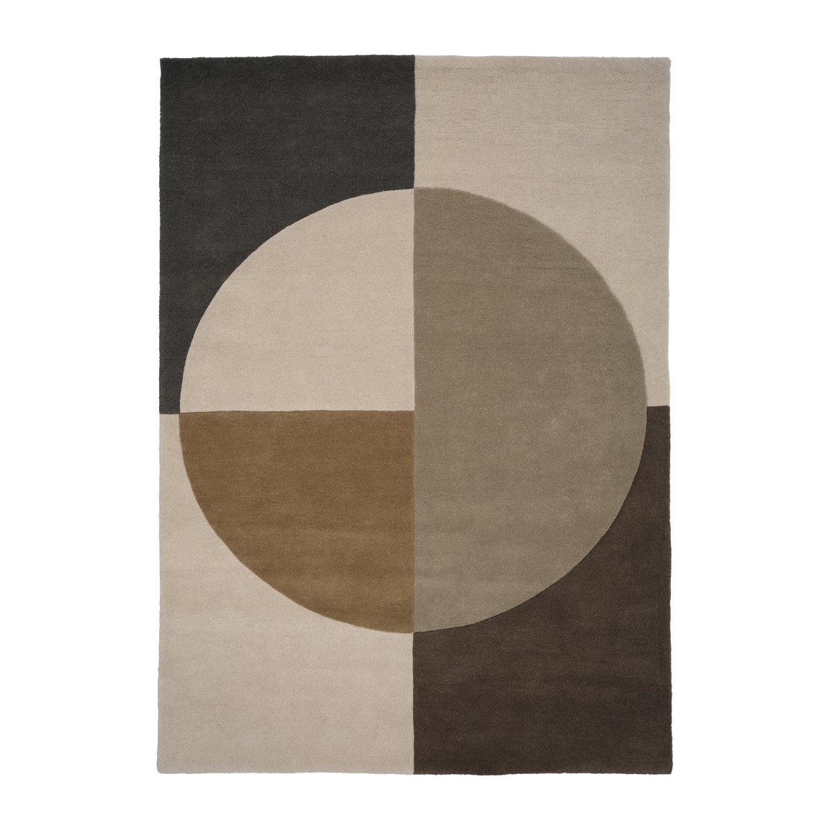 Linie Design Radiality villamatto Olive 200 x 300 cm