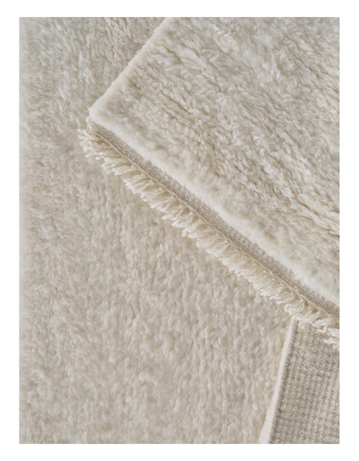 Soft Savannah villamatto, White, 250 x 350 cm Linie Design