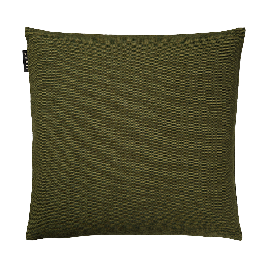 Linum Pepper tyynynpäällinen 40×40 cm Tumman oliivinvihreä