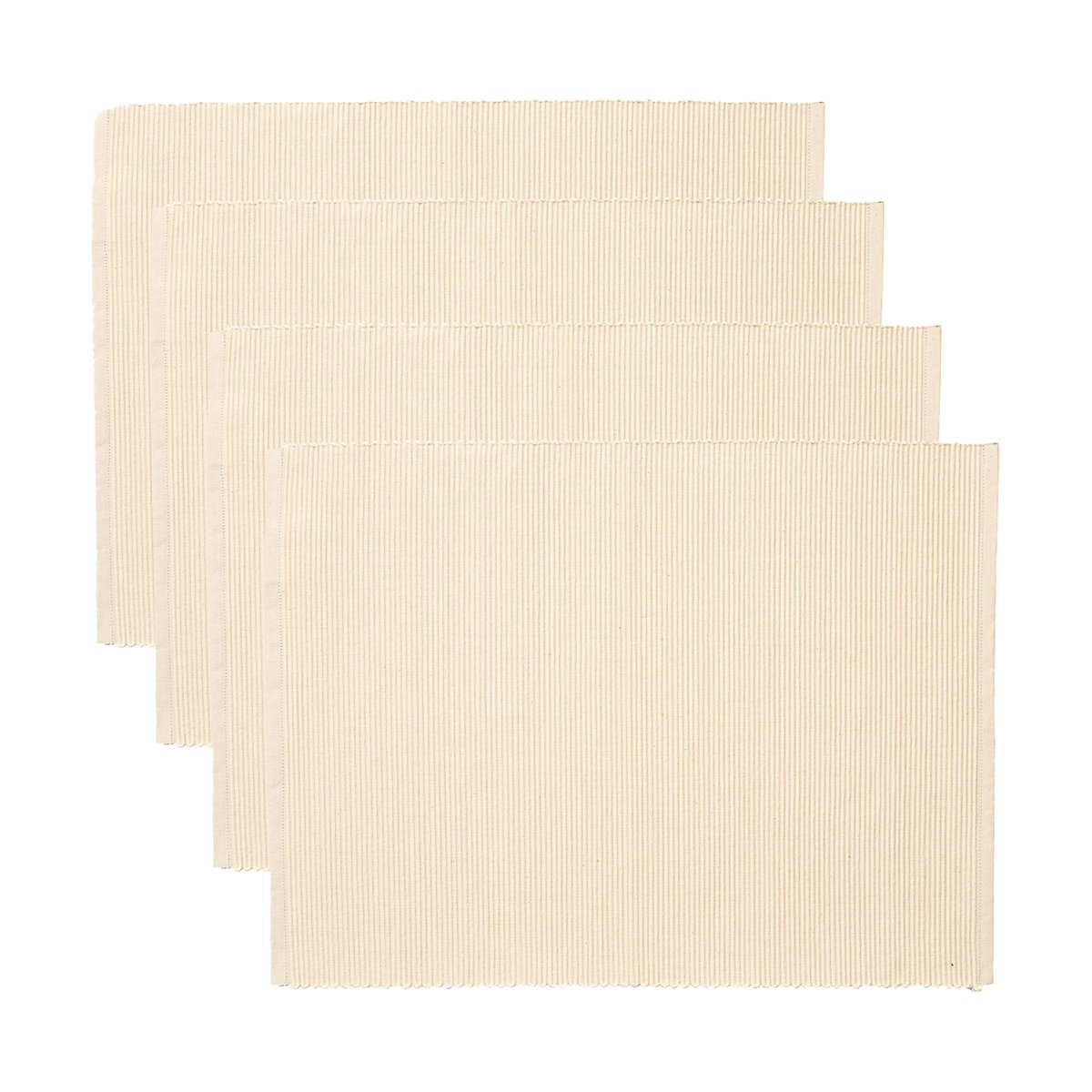 Linum Uni pöytätabletti 35×46 cm 4-pack Kermainen beige