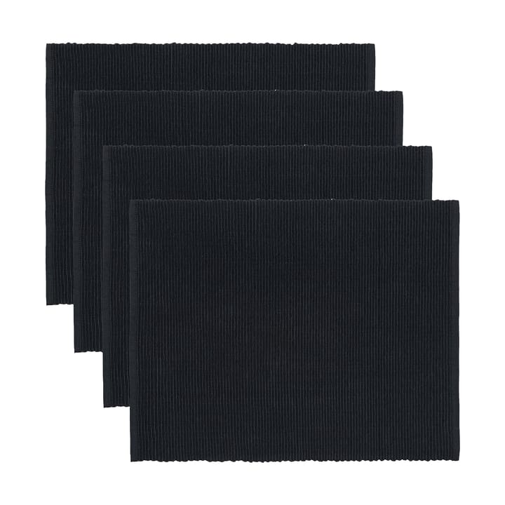 Uni pöytätabletti 35x46 cm 4-pack - Musta - Linum