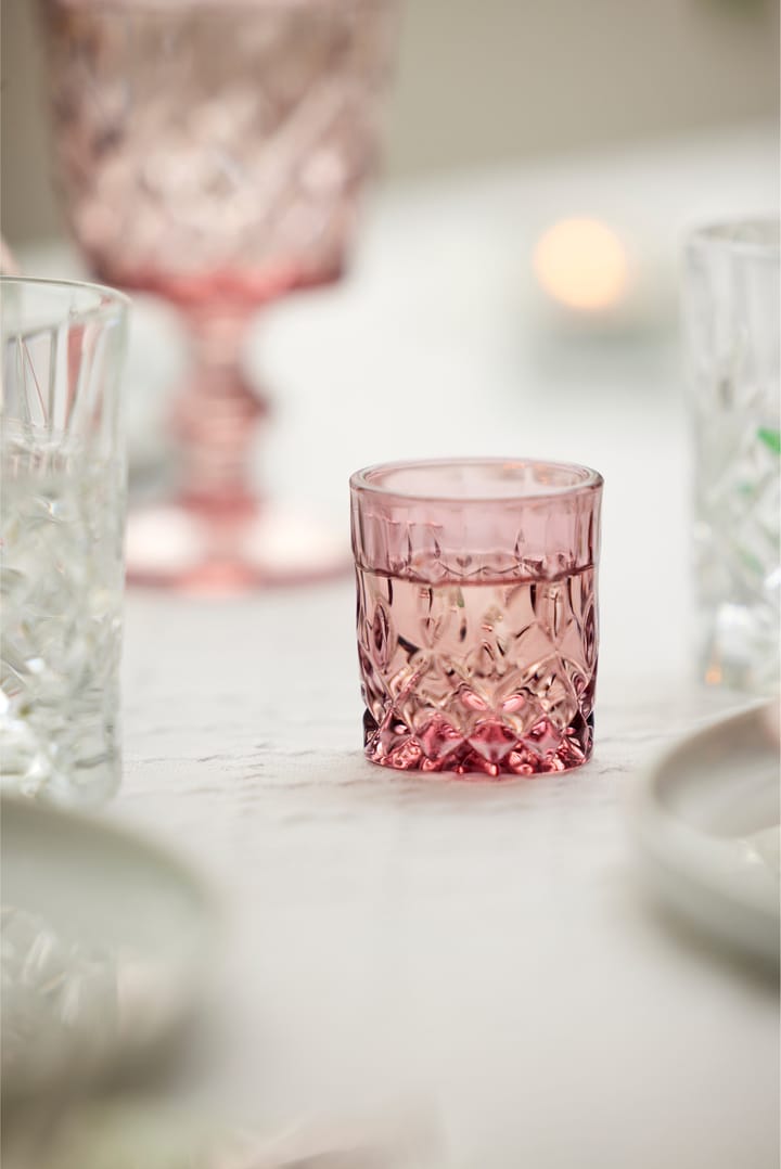 Sorrento shottilasit 4 cl 4 kpl, Pink Lyngby Glas