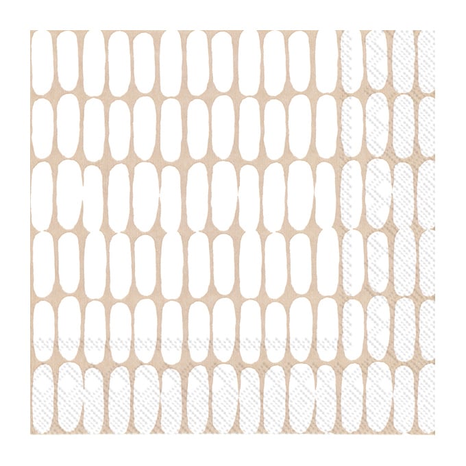 Marimekko Alku lautasliina 20-pack Cream