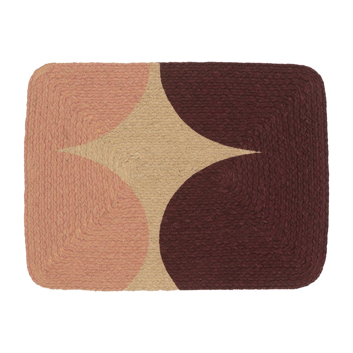 Marimekko Härkä Juutti -pöytätabletti Juutti-burgundy-peach