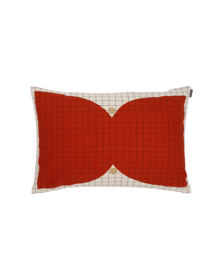Kalendi tyynynpäällinen 40x60 cm - Punavalkoinen - Marimekko