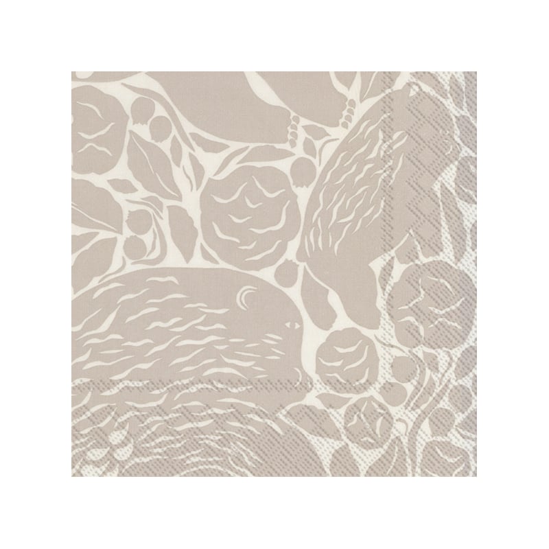 Marimekko Karhuemo lautasliina 20-pack Cream