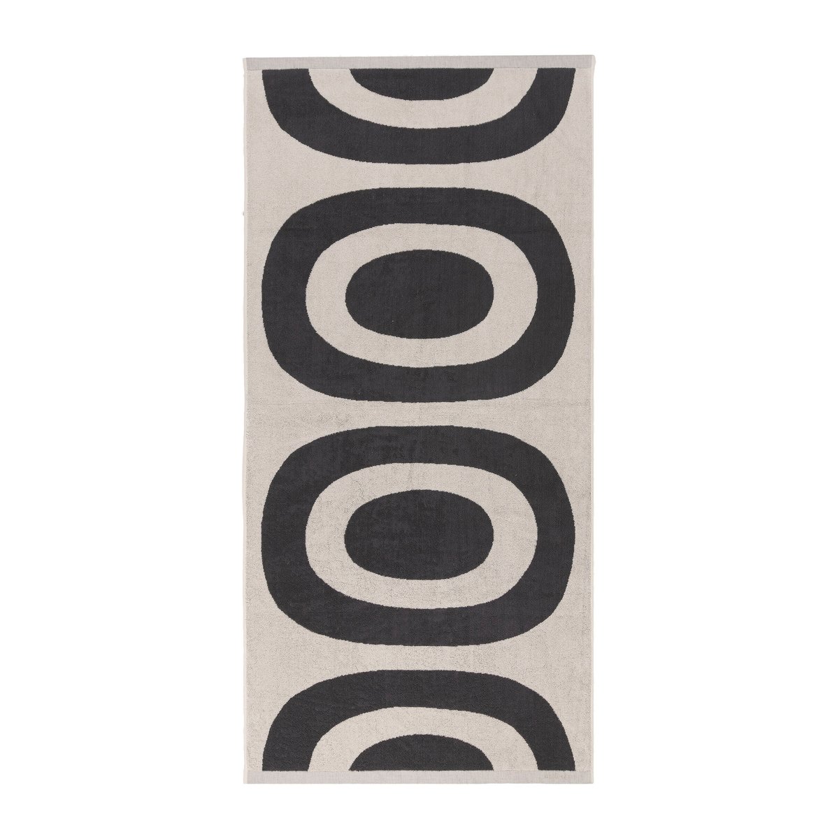 Marimekko Melooni kylpypyyhe 70 x 150 cm Charcoal-off white