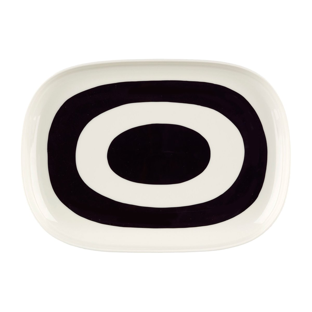 Marimekko Melooni lautanen 32 x 23 cm White-clay