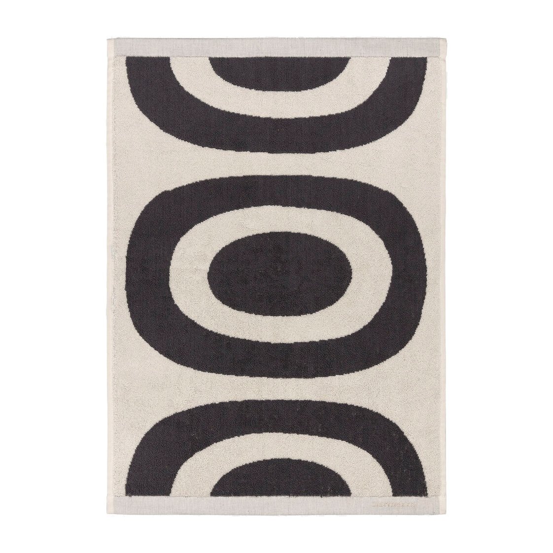 Marimekko Melooni pyyhe 50 x 70 cm Charcoal-off white