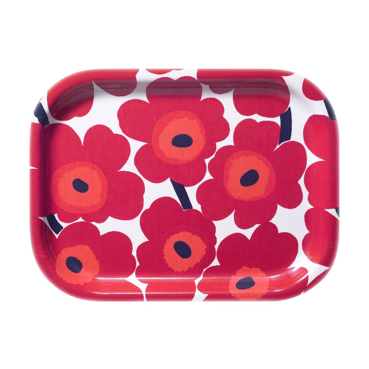 Marimekko Mini Unikko tarjotin Punainen-valkoinen