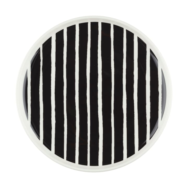 Oiva Piccolo lautanen Ø20 cm - White-black - Marimekko