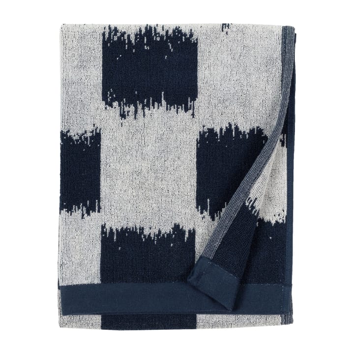 Ostjakki käsipyyhe dark blue-off white, 50x70 cm Marimekko