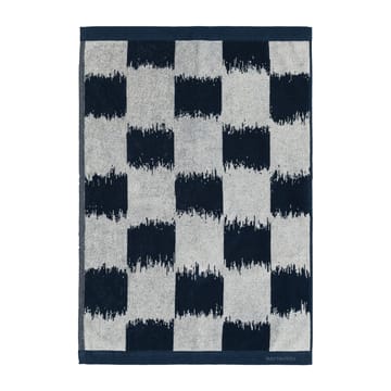 Ostjakki käsipyyhe dark blue-off white - 50x70 cm - Marimekko