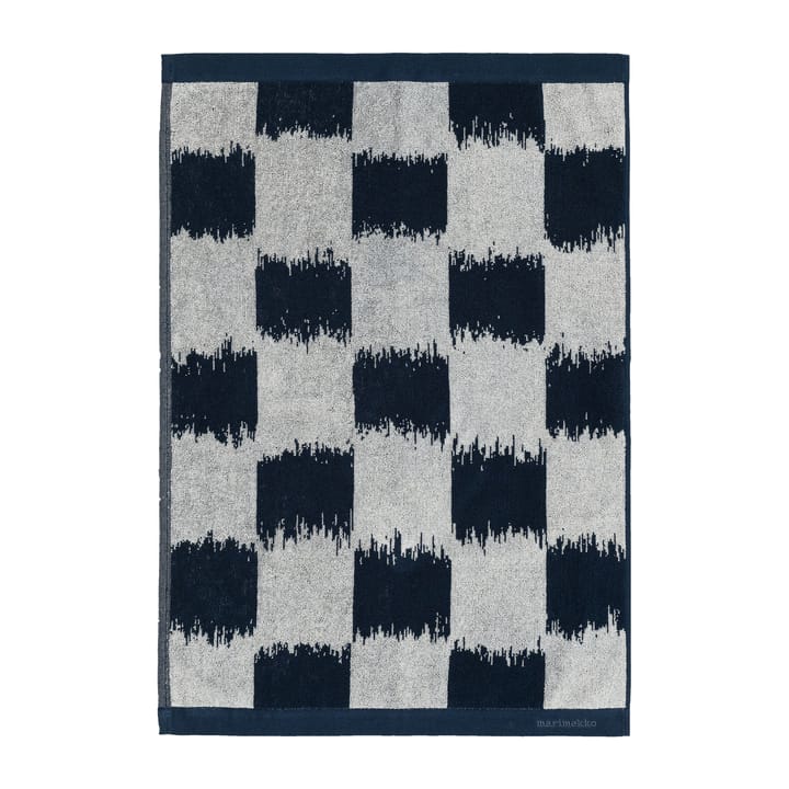 Ostjakki käsipyyhe dark blue-off white, 50x70 cm Marimekko