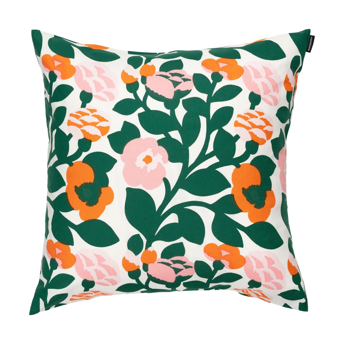 Marimekko Pieni green green tyynynpäällinen 50×50 cm Vihreä-oranssi