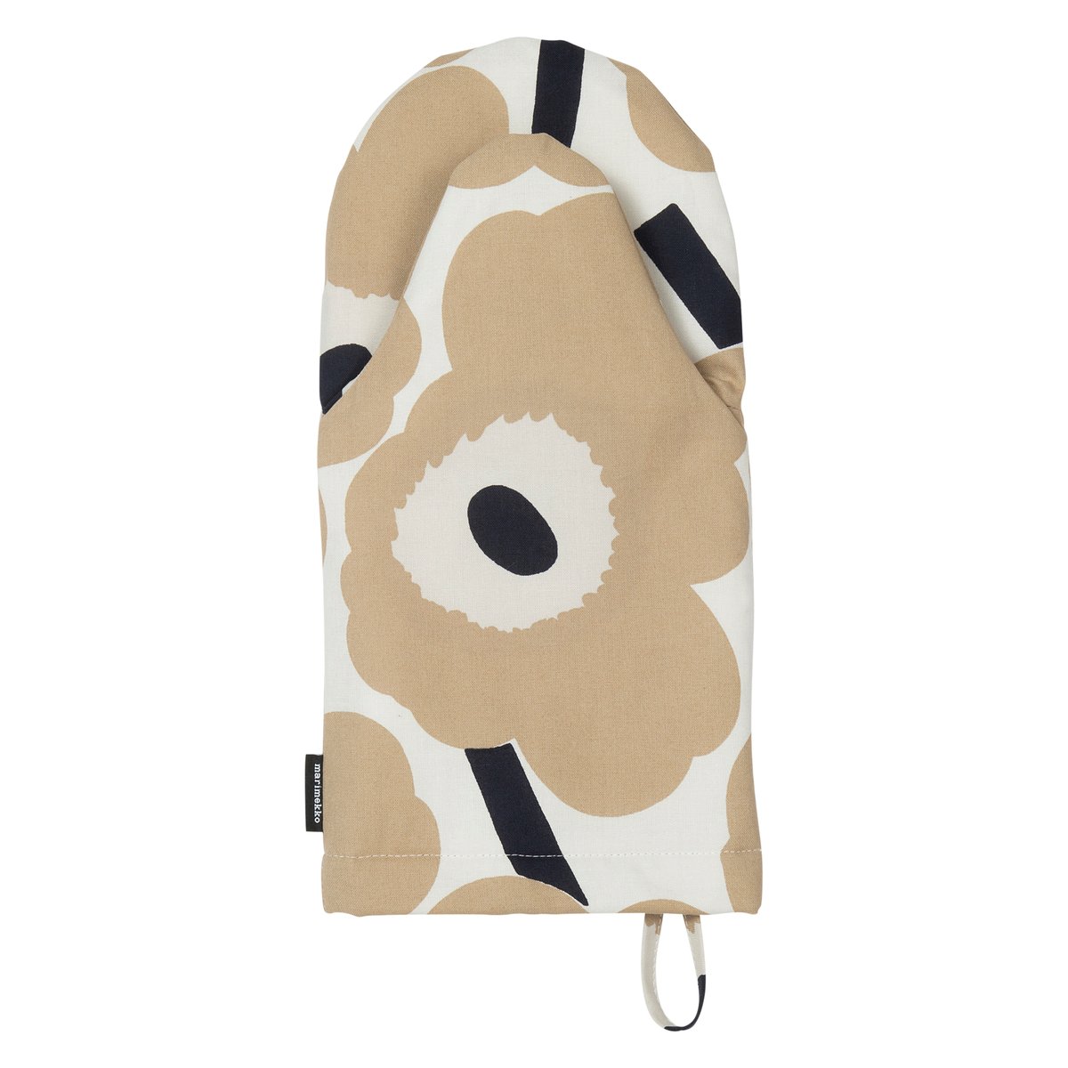 Marimekko Pieni Unikko patakinnas Off white-beige-tummansininen