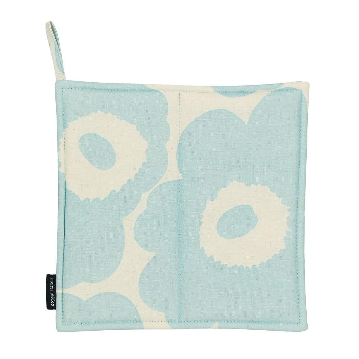 Marimekko Pieni Unikko -patalappu Off white-light blue