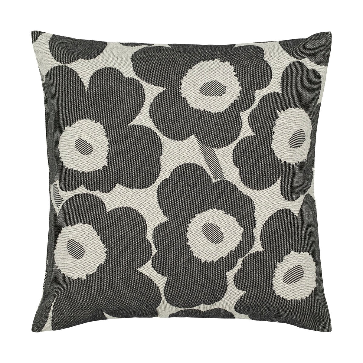 Marimekko Pieni Unikko tyynynpäällinen 47×47 cm Off white-charcoal-sand