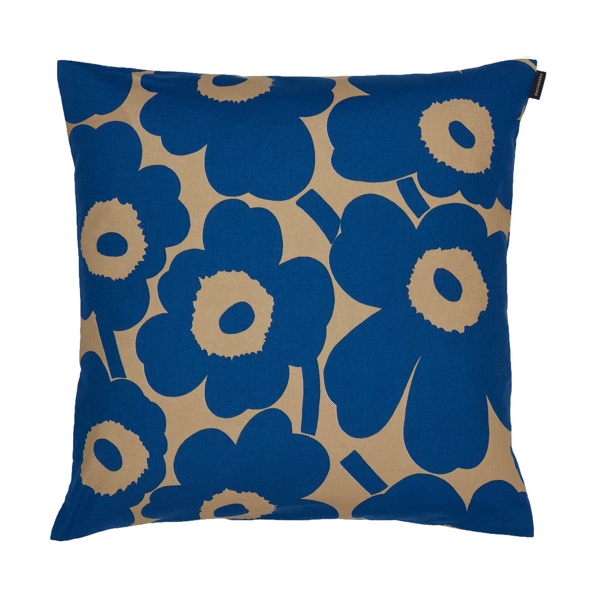 Marimekko Pieni Unikko tyynynpäällinen 50 x 50 cm Brown-blue