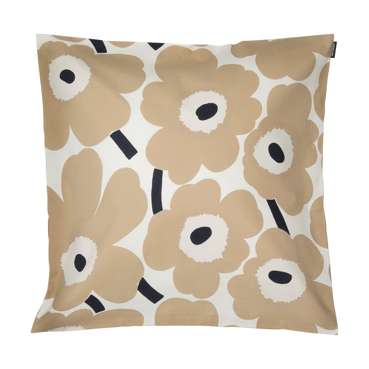 Marimekko Pieni Unikko tyynynpäällinen 50 x 50 cm Off white-beige-tummansininen