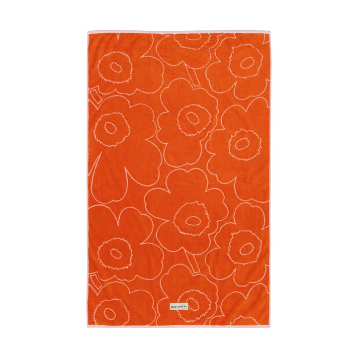 Piirto Unikko kylpypyyhe 100x160 cm - Burnt orange-pink - Marimekko