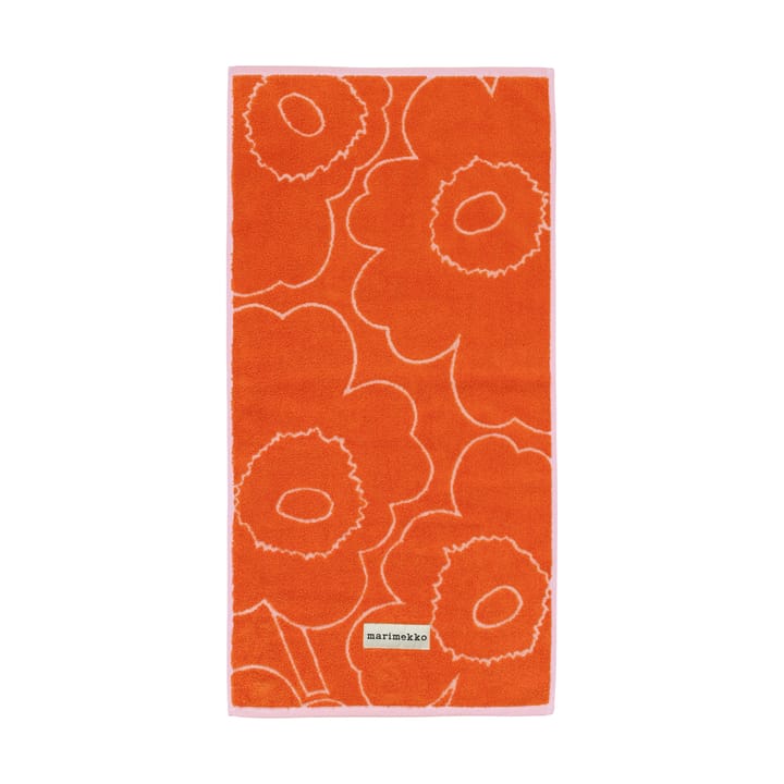 Piirto Unikko pyyhe 50x100 cm - Burnt orange-pink - Marimekko