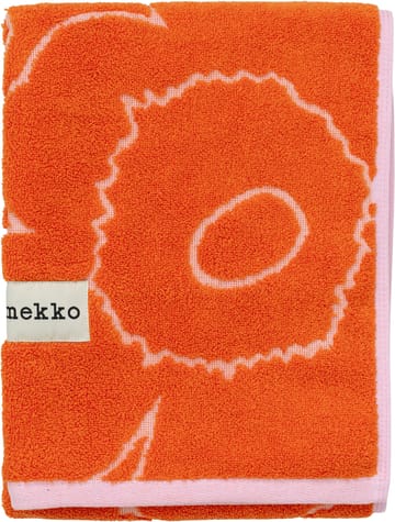 Piirto Unikko pyyhe 50x100 cm - Burnt orange-pink - Marimekko