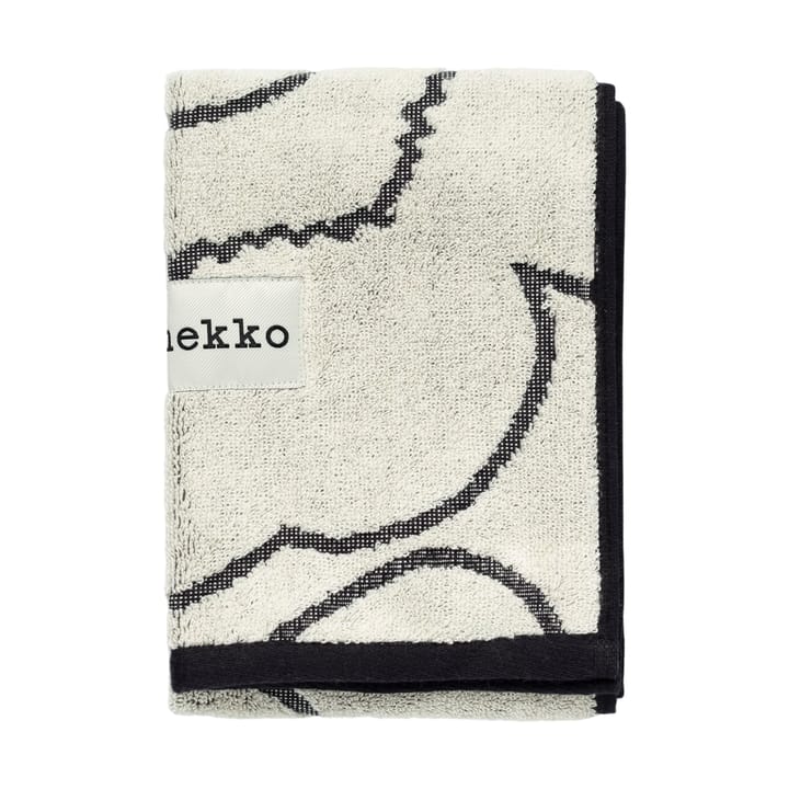 Piirto Unikko vieraspyyhe 30x50 cm - Ivory-black - Marimekko