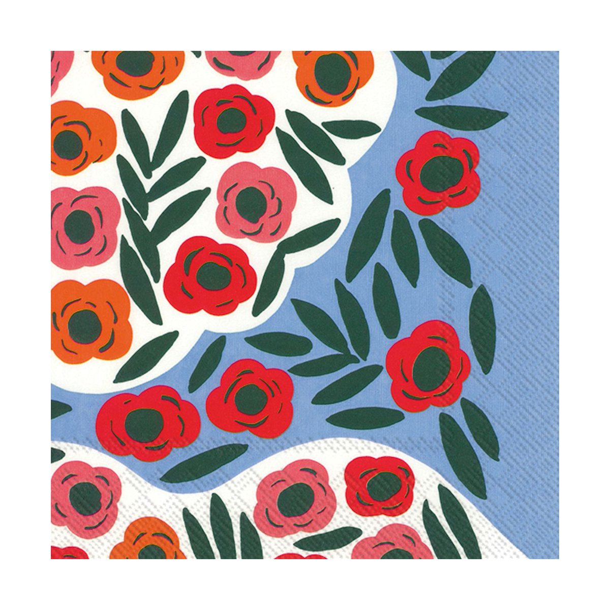 Marimekko Ruukku lautasliina 33×33 cm 20 kpl Sininen