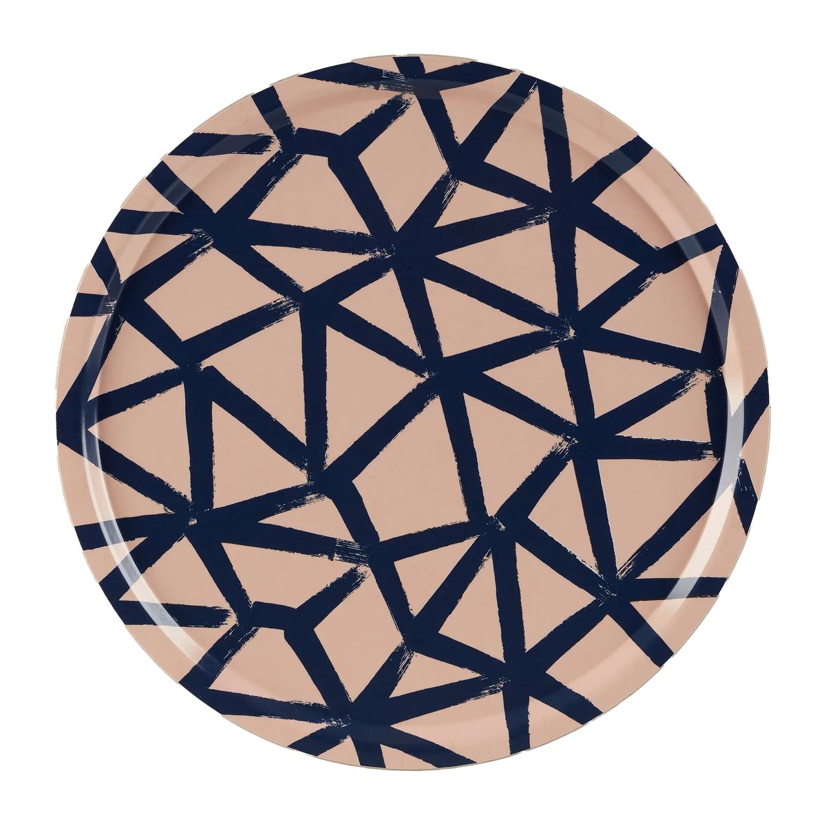 Marimekko Ukkospilvi tarjotin Ø 46 cm Powder-dark blue