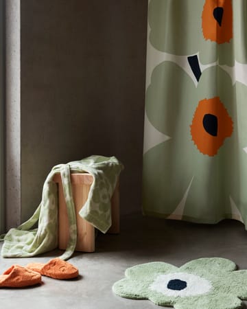 Unikko kylpytakki - Off white-sage, L - Marimekko