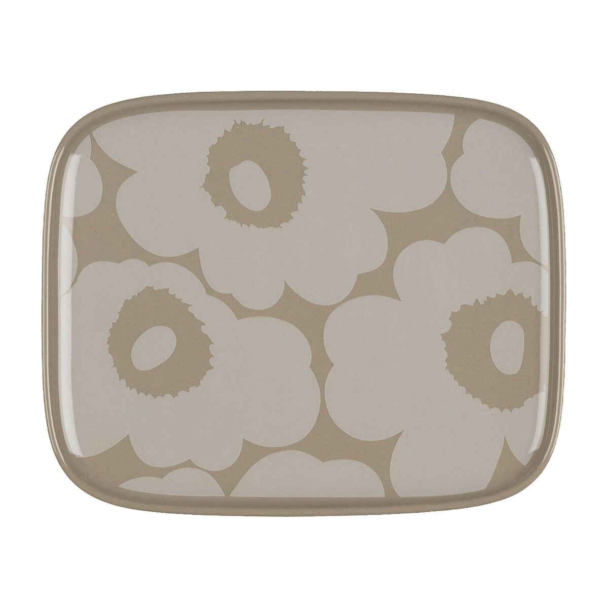 Marimekko Unikko lautanen 15 x 12 cm Beige