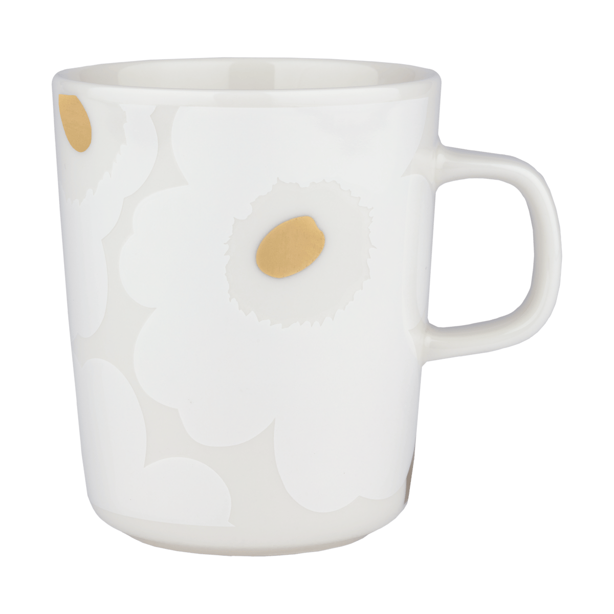 Marimekko Unikko muki 25 cl White-gold