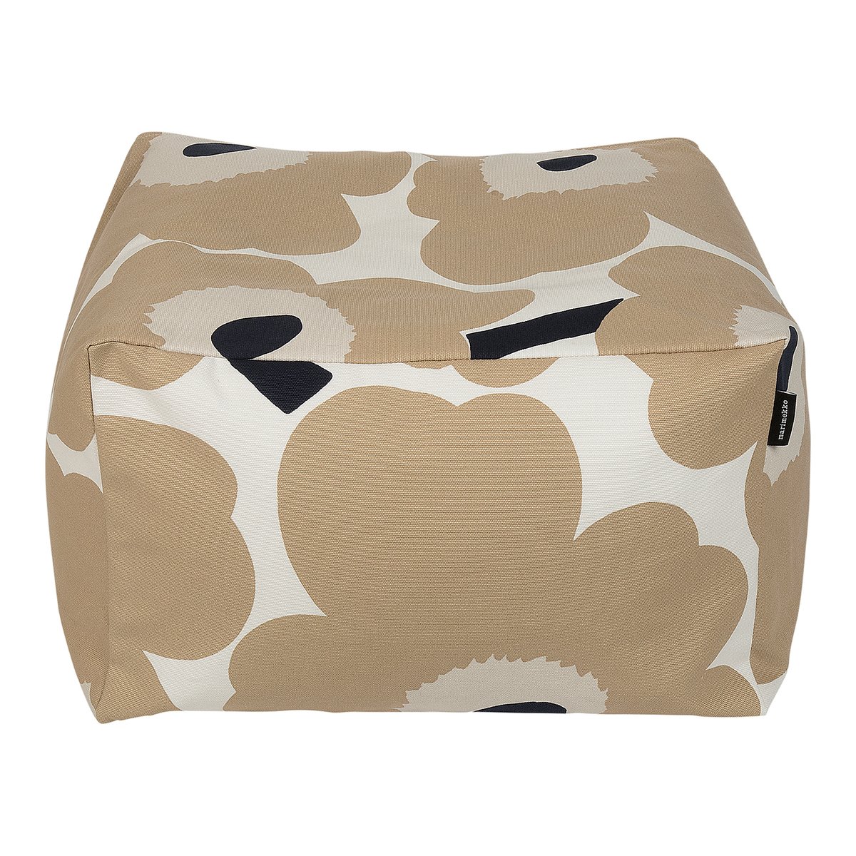 Marimekko Unikko Puffi -istuintyyny Off white-beige-sininen