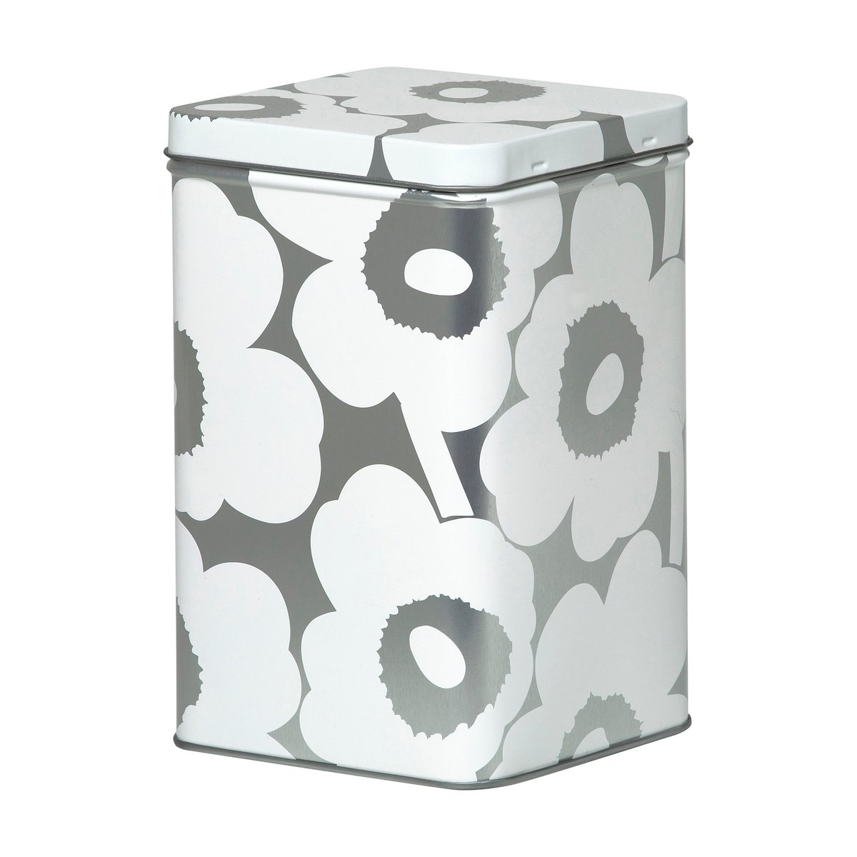 Marimekko Unikko säilytyslaatikko 17,5 cm Harmaa-valkoinen