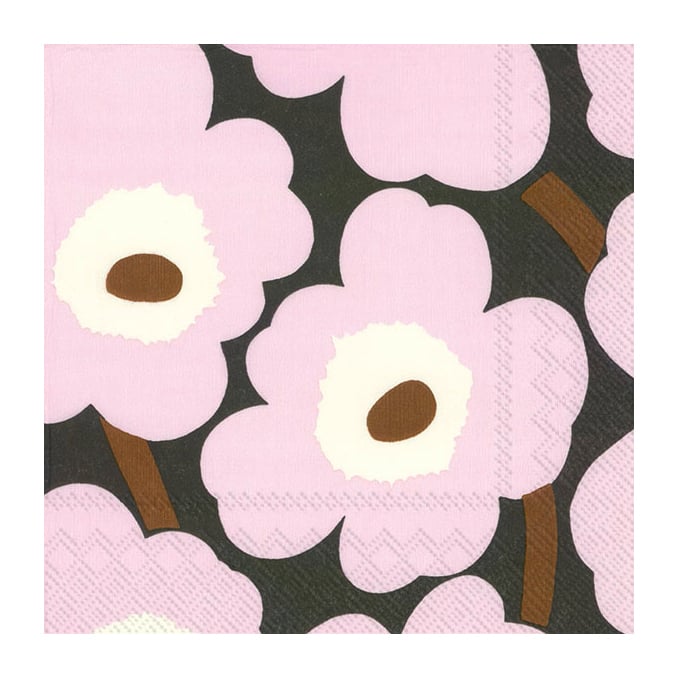 Marimekko Unikko servetti 33×33 cm 20 kpl Rose