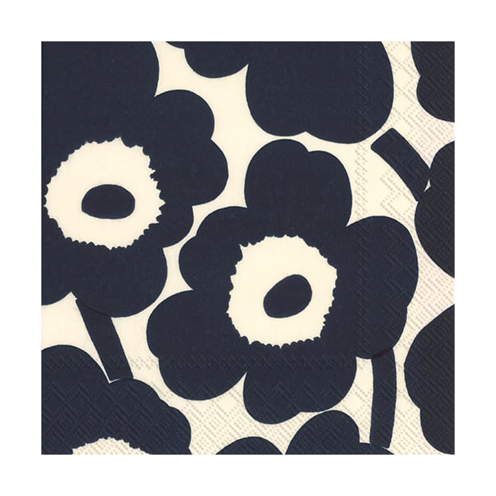 Unikko servetti 33x33 cm 20 kpl, Tummansininen Marimekko