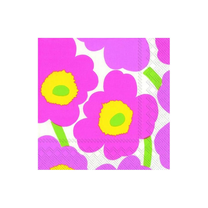 Unikko servetti 33x33 cm 20 kpl - Vaaleanpunainen - Marimekko