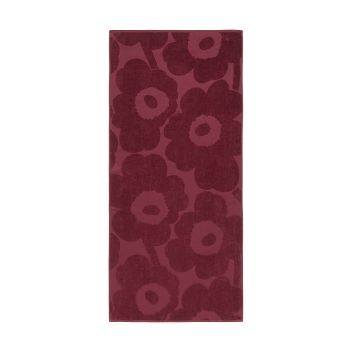 Unikko solid kylpypyyhe 70x150 cm, Dark red Marimekko