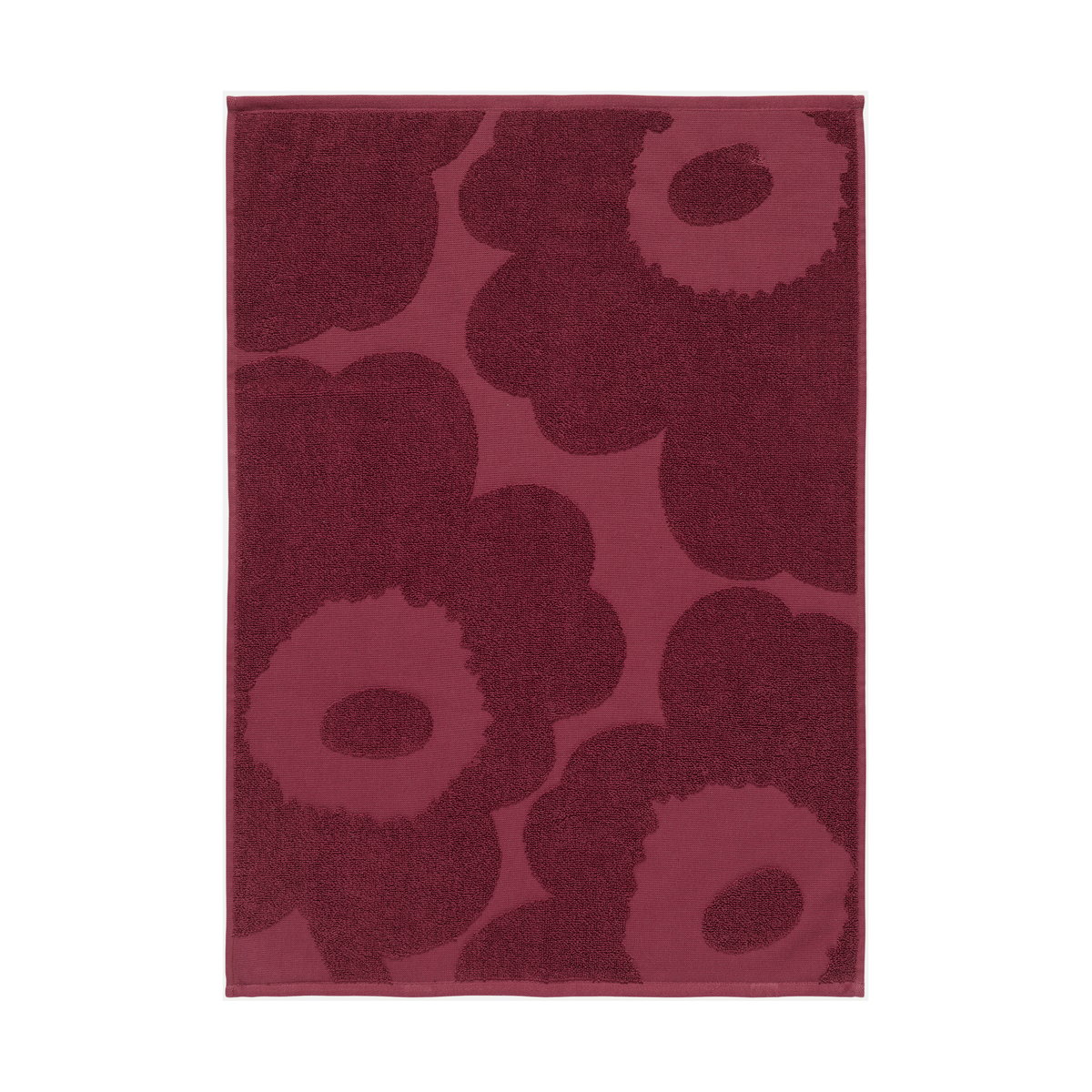 Marimekko Unikko solid pyyhe 50×70 cm Dark red